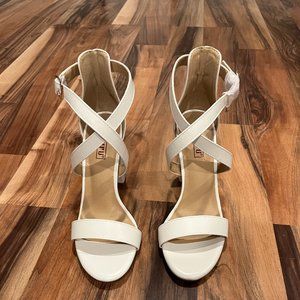 IDIFU Women's Chunky High Heel Sandal Strappy Open Toe